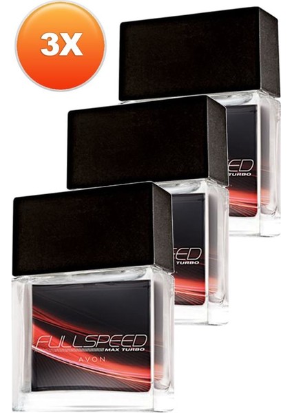 Full Speed Max Turbo Edt - Seyahat Boyu 3 Adet