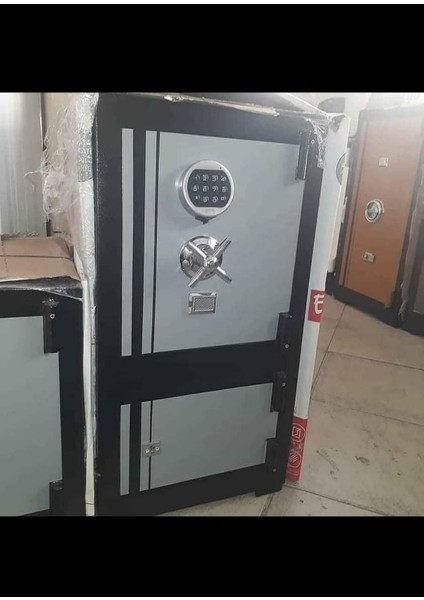 Şifreli Kademeli Anahtarlı Çelik Para Kasası 85 cm