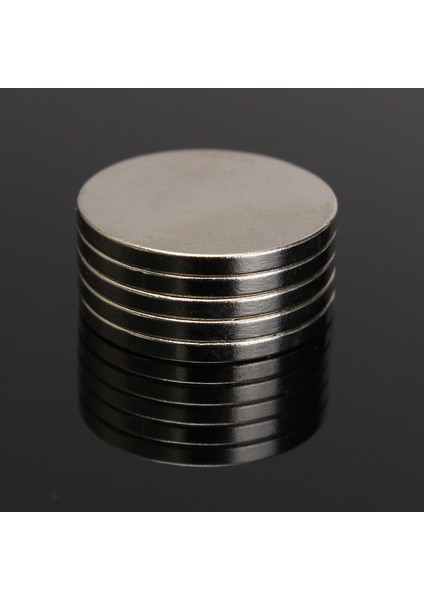5 Adet 20MM x 2mm Yuvarlak Güçlü Neodyum Mıknatıs