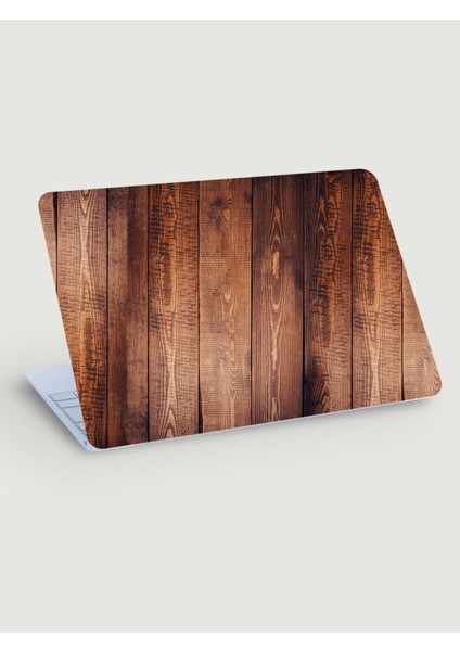 Modern Ahşap Desen Pvc Laptop Sticker-04