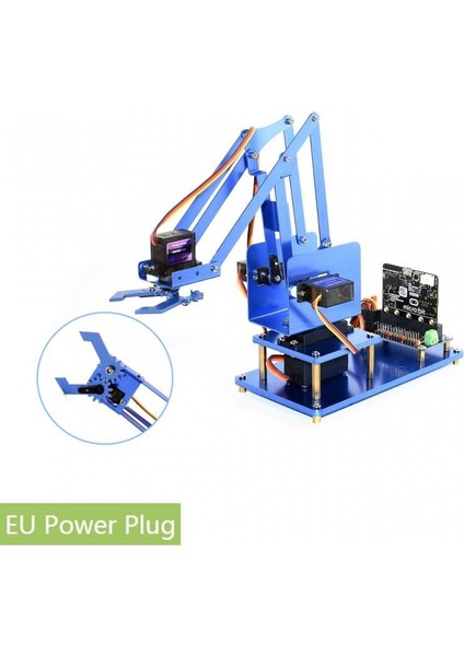 Mikro için 4-DOF Metal Robot Kol Kiti micro bit-Bluetooth