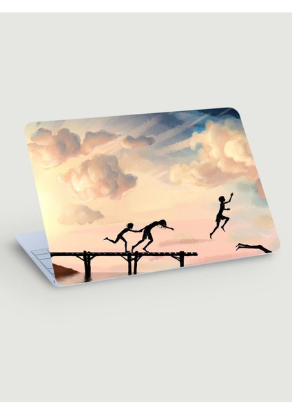 Sanatçı Resimleri Rüyalarının Peşinden Koş Laptop Sticker