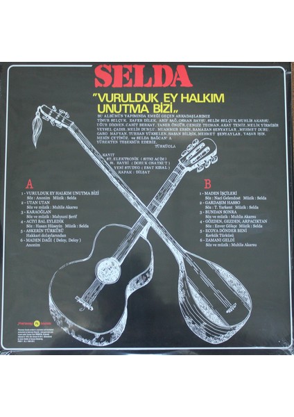 Selda Vurulduk Ey Halkım Unutma Bizi - Plak fiyatları