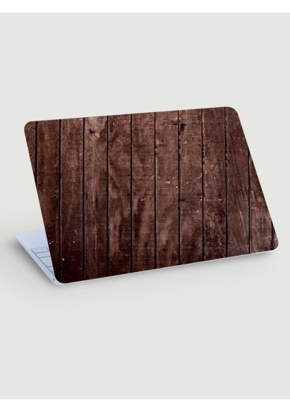 Modern Ahşap Desen Pvc Laptop Sticker-05