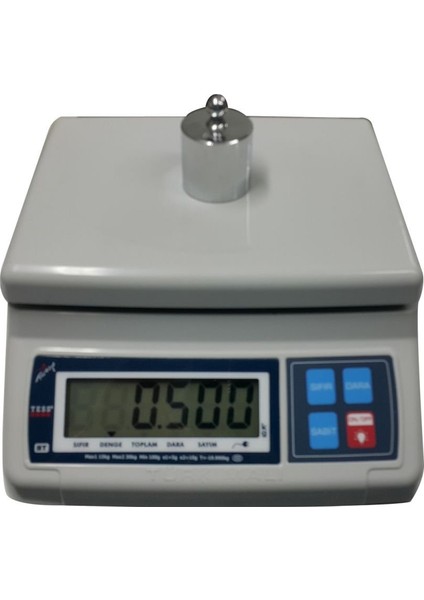 Bt 15 kg 2 gr Onaylı Tartım Terazisi