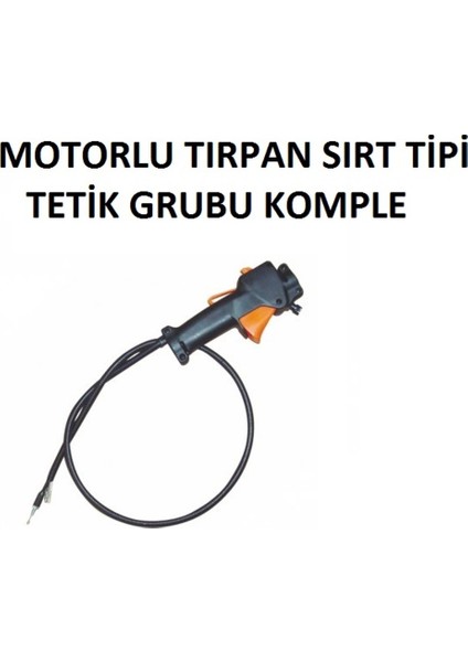 Motorlu Tırpan Tetik Kabze Komple Gaz Teli