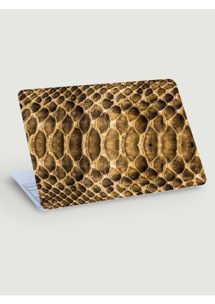Makro Gold Yılan Derisi Pvc Laptop Sticker