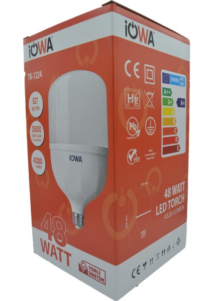 48 W Torch LED Ampul 4'lü