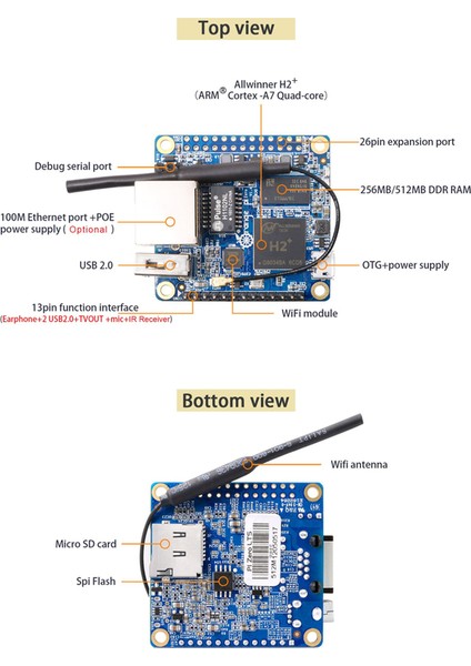 Orange Pi Zero LTS 512M