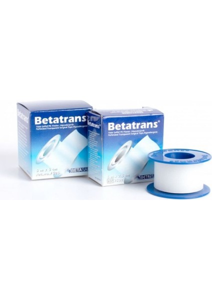 Betatrans Hipoalerjenik Tıbbi Şeffaf Flaster 5m x 2.5cm