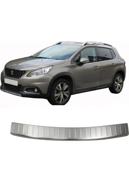 Arka Tampon Eşiği Peugeot 2008 Krom 2013-2019 modelleri