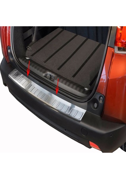 Arka Tampon Eşiği Peugeot 2008 Krom 2013-2019 fırsatları