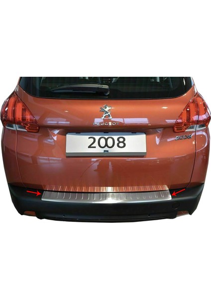 Arka Tampon Eşiği Peugeot 2008 Krom 2013-2019 indirimleri