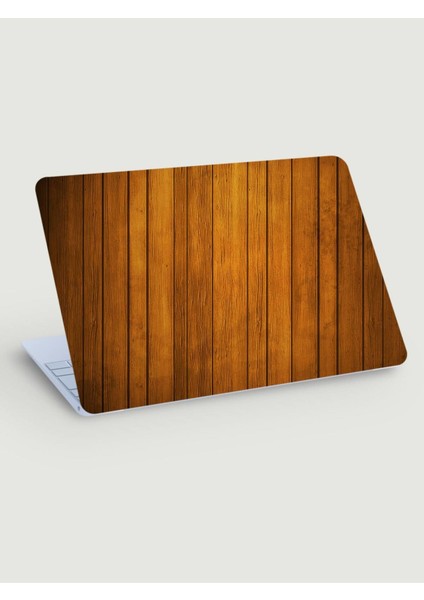 Modern Ahşap Desen Pvc Laptop Sticker-02