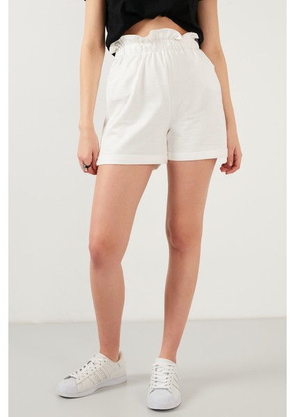 Beli Lastikli Cepli Short Kadın Short 5863880