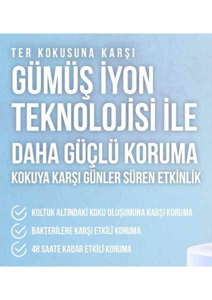 Krem Deodorant Gümüş Iyon Korumalı 40 ml