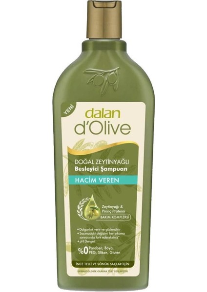 D\'olive Zeytinyağlı Hacim Veren Besleyici Şampuan 400ML