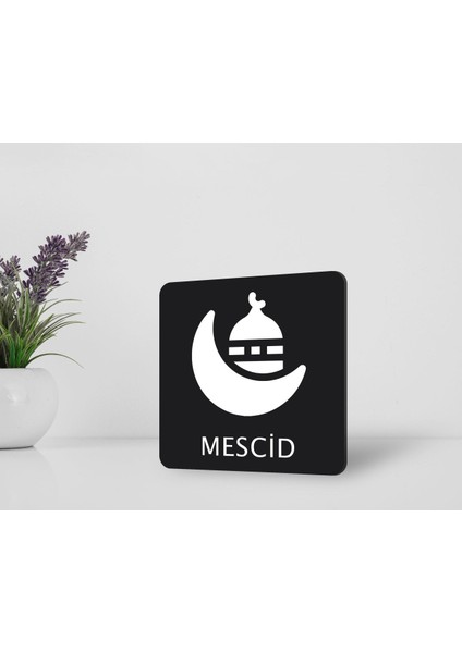 Gift Mescid Kapı Yönlendirme Levhası