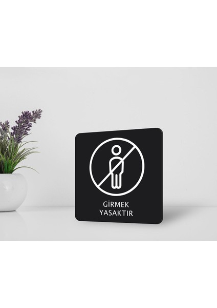 Gift Girmek Yasaktır Kapı Yönlendirme Levhası