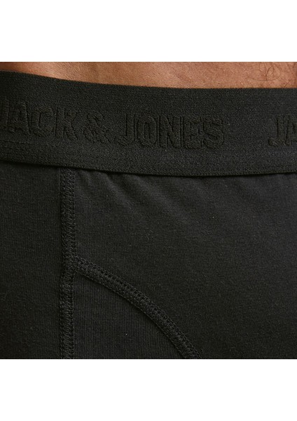 Jack & Jones Jacwaistband s 3 Pack Noos Erkek Siyah Boxer 12127816-Black