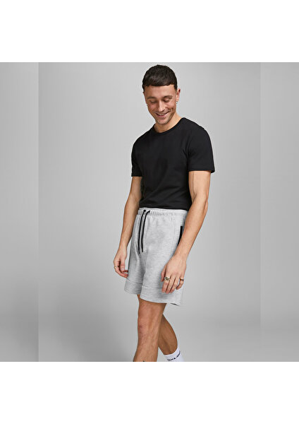 Jack & Jones Jpstaır Sweat Shorts Bex Sn Gri Erkek Şort 12186750-Light