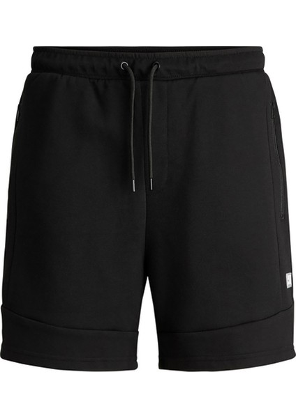 Jack & Jones Jpstaır Sweat Shorts Bex Sn Siyah Erkek Şort 12186750-Black