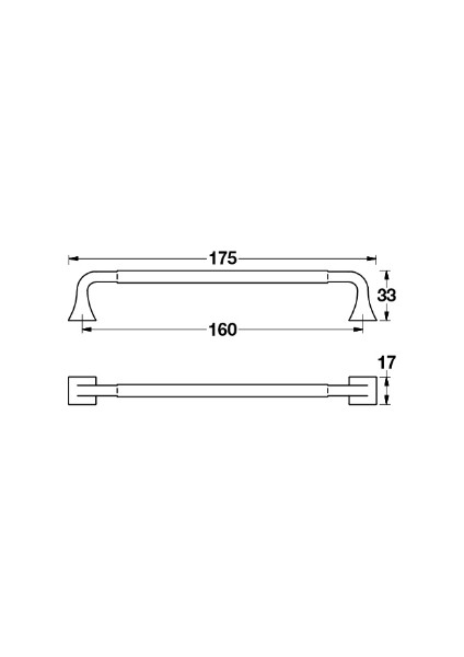 Elmer 160MM Kulp, Parlak Pirinç Renk fiyatları