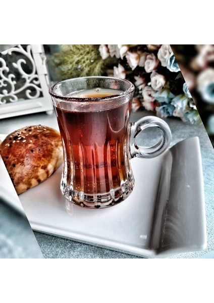 11873 Giancarlo 6'lı Cam Çay Fincanı modelleri