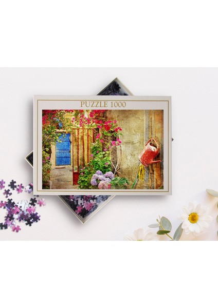 Gift Yağlıboya Tasarımlı 1000 Parça Profesyonel Puzzle-4 fiyatları