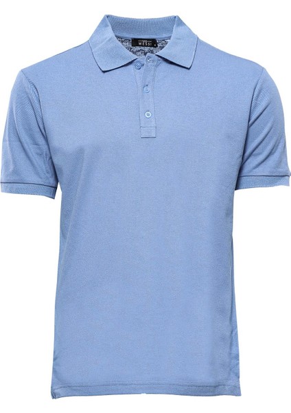 Erkek Slim Fit Polo Yaka Oxford Tişört