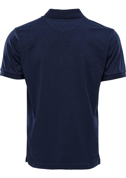 Erkek Slim Fit Polo Yaka Düz Tişört
