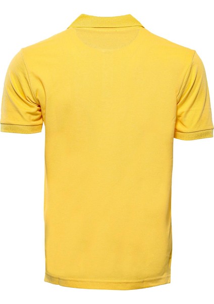 Erkek Slim Fit Polo Yaka Oxford Tişört fırsatları