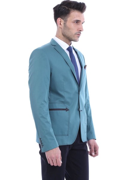 Erkek Çift Yırtmaç Iki Düğme Slim Fit Ceket fiyatları