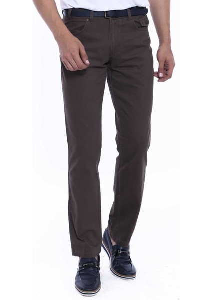 Erkek Cep Kapaklı Slim Fit Desensiz Süet Pantolon modelleri