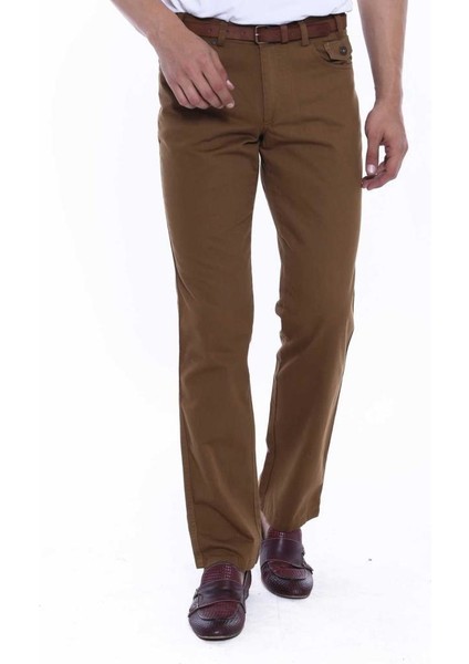 Erkek Cep Kapaklı Slim Fit Desensiz Süet Pantolon indirimleri