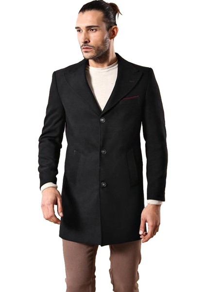 Erkek Geniş Yaka Diz Üstü Palto fırsatları