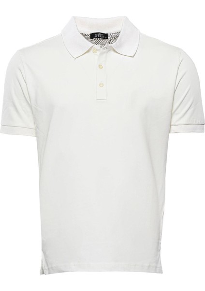 Erkek Slim Fit Polo Yaka Düz Tişört