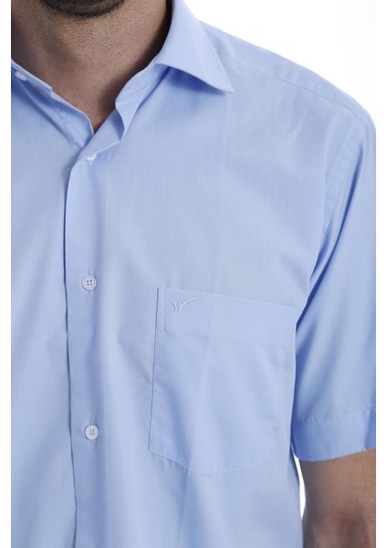 Erkek Klasik Kesim Desensiz Keten Gömlek modelleri