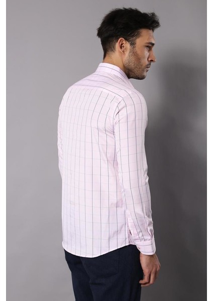 Erkek Ekoseli Slim Fit Gömlek modelleri