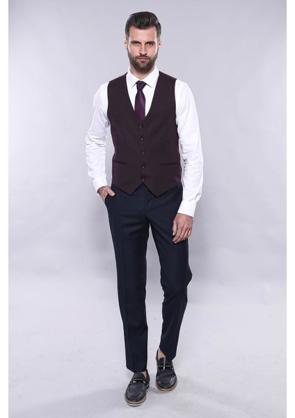 Erkek Tek Düğme Sivri Yaka Slim Fit Ceket