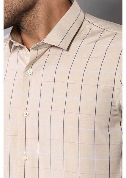 Erkek Ekoseli Slim Fit Gömlek fiyatları