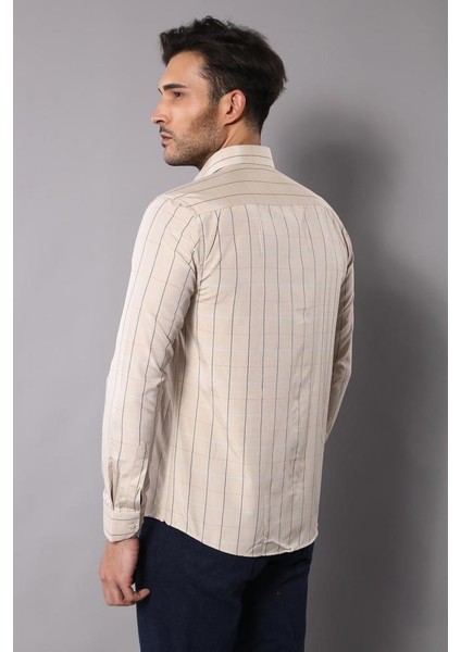 Erkek Ekoseli Slim Fit Gömlek modelleri