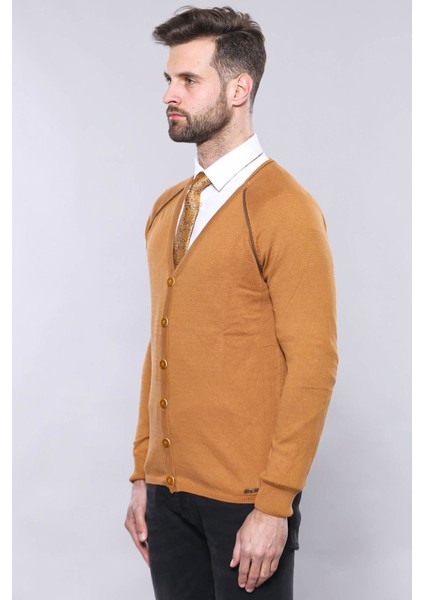 Erkek Slim Fit Desensiz Pamuk Hırka fiyatları