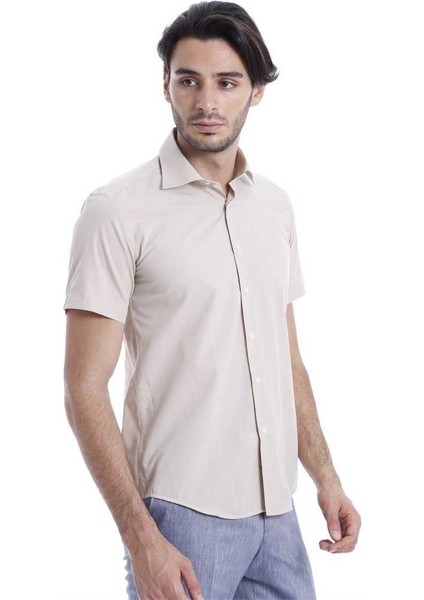 Erkek Terikoton Slim Fit Gömlek