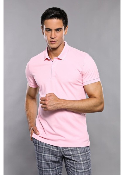 Erkek Polo Yaka Slim Fit düz Tişört fiyatları