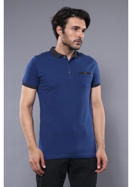 Erkek Polo Yaka Slim Fit Düz Tişört