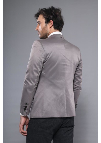 Erkek Cep Detaylı Slim Fit Ceket modelleri