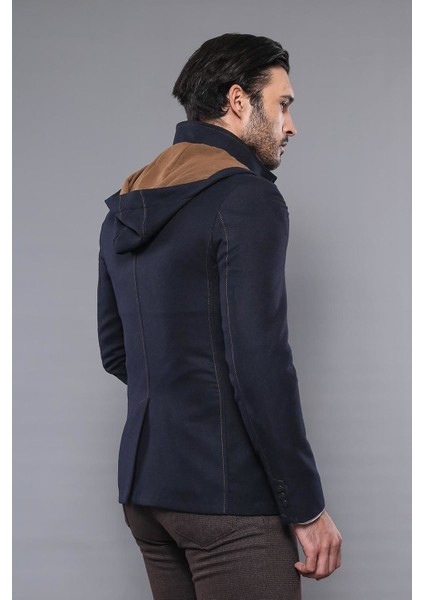 Erkek Kapüşonlu Fermuarlı Slim Fit Ceket fiyatları