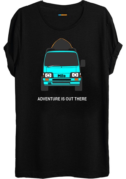 Linz Kamp Temalı Baskılı T-Shirt-B