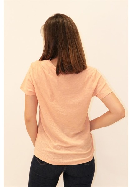 Kadın Organik Bisiklet Yaka T-Shirt modelleri